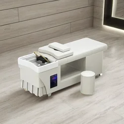 Hair Washing Bed Shampoo Spa Japanese Scalp Treatment Water Headspa Massage Table Equipment Cosmetologist Chair Reclining Salon