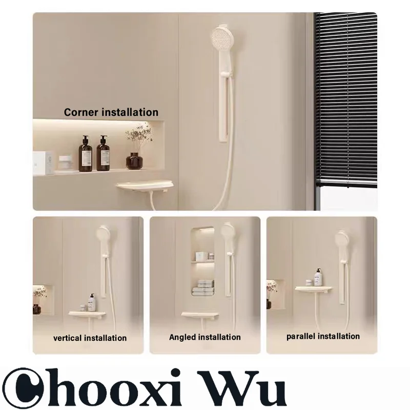 Bathroom split shower set Intelligent digital display Hydropower Multi-function handheld