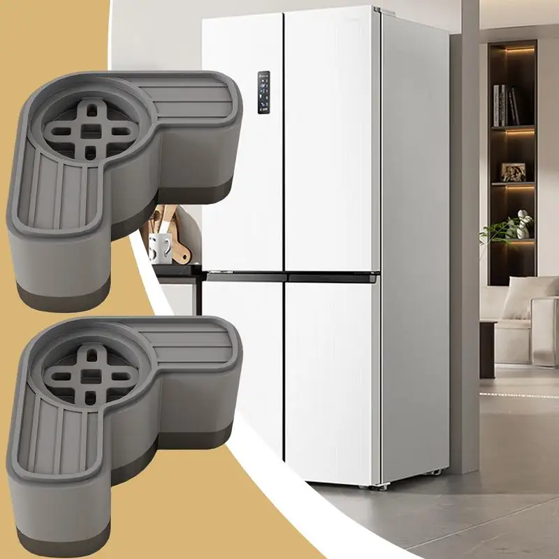 Pedestal para lavadora y secadora, estabilizador de elevación absorbente de golpes para el hogar, previene el ruido, accesorios de baño para uso en apartamentos, 4 Uds.