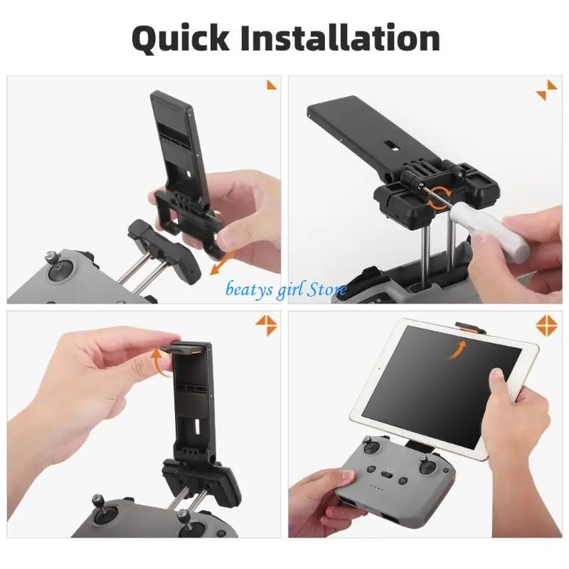 

C7AB Adjustable Remote Controller Stand/Lanyard for AIR 3S and more UAV