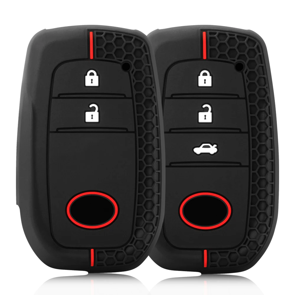 حافظة مفاتيح السيارة لتويوتا هايلكس 2024 يارس كورولا 2023 Rav4 2021 CHR ريفو أوريس إنوفا هايلاندر فينزا فورتشن مفتاح حامل