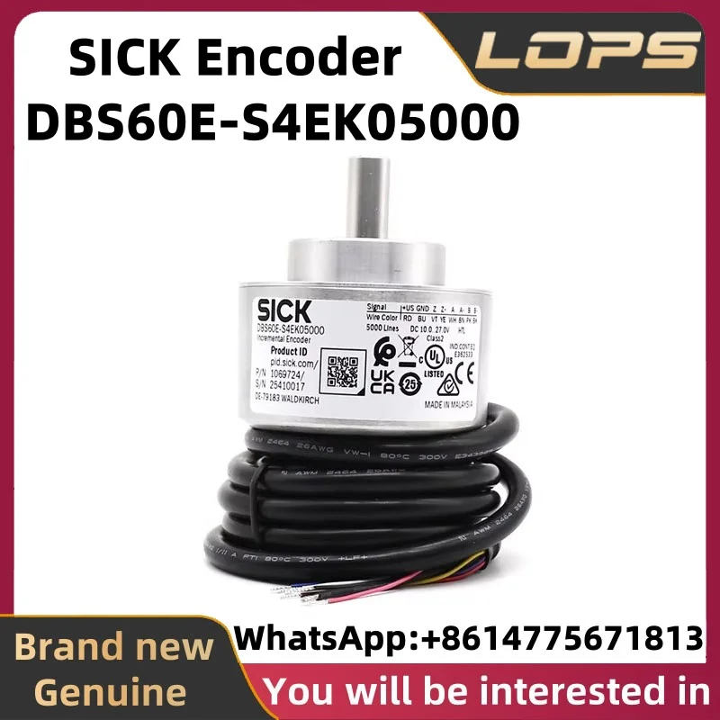 

DBS60E-S4EK05000 1069724 SICK Инкрементальный оптический энкодер для станков с ЧПУ, новый оригинал, в наличии