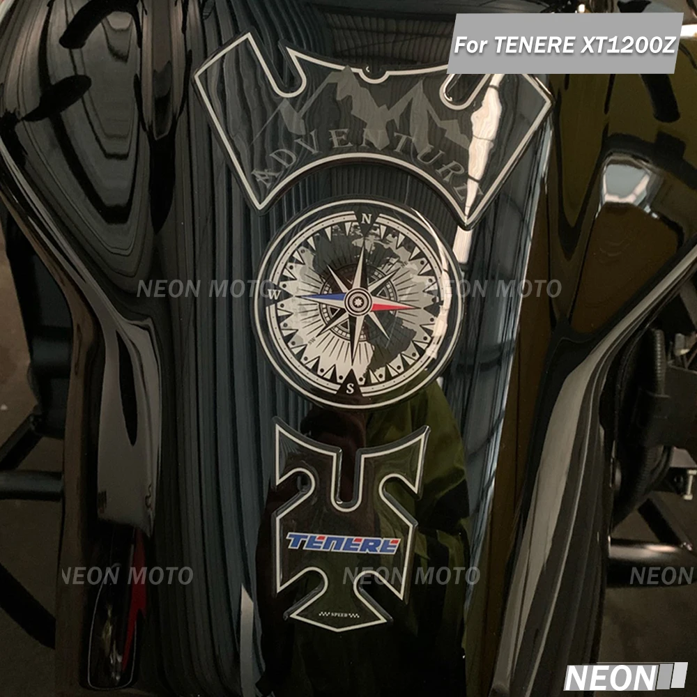 

For YAMAHA ADVENTURE TOURING TENERE XT1200Z SUPER 700 Motorcycle 3D Stickers tank pad kit Protection Fuel Oil Decals