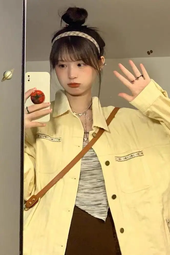 

Женские короткие стеганые куртки, уличные повседневные унисекс, хлопковые замшевые куртки с вышивкой, весенние однотонные шикарные красные мягкие женские стираные куртки