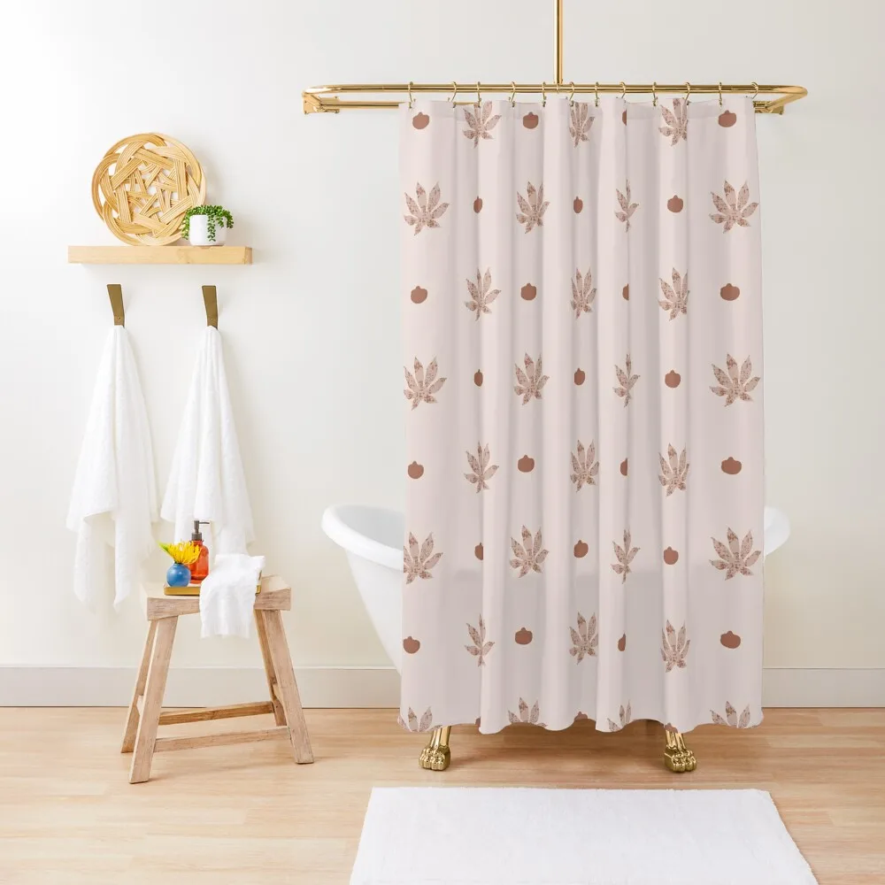 

Rustic Leaves Large Shower Curtain Bathroom Accessories For Bathroom Shower Waterproof Bath And Anti-Mold Curtain