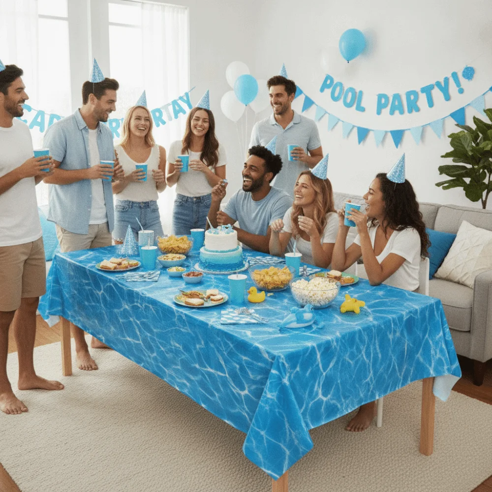 3PCS Toalha de Mesa Descartáve - Table Cloth Disposable avaliação e preço