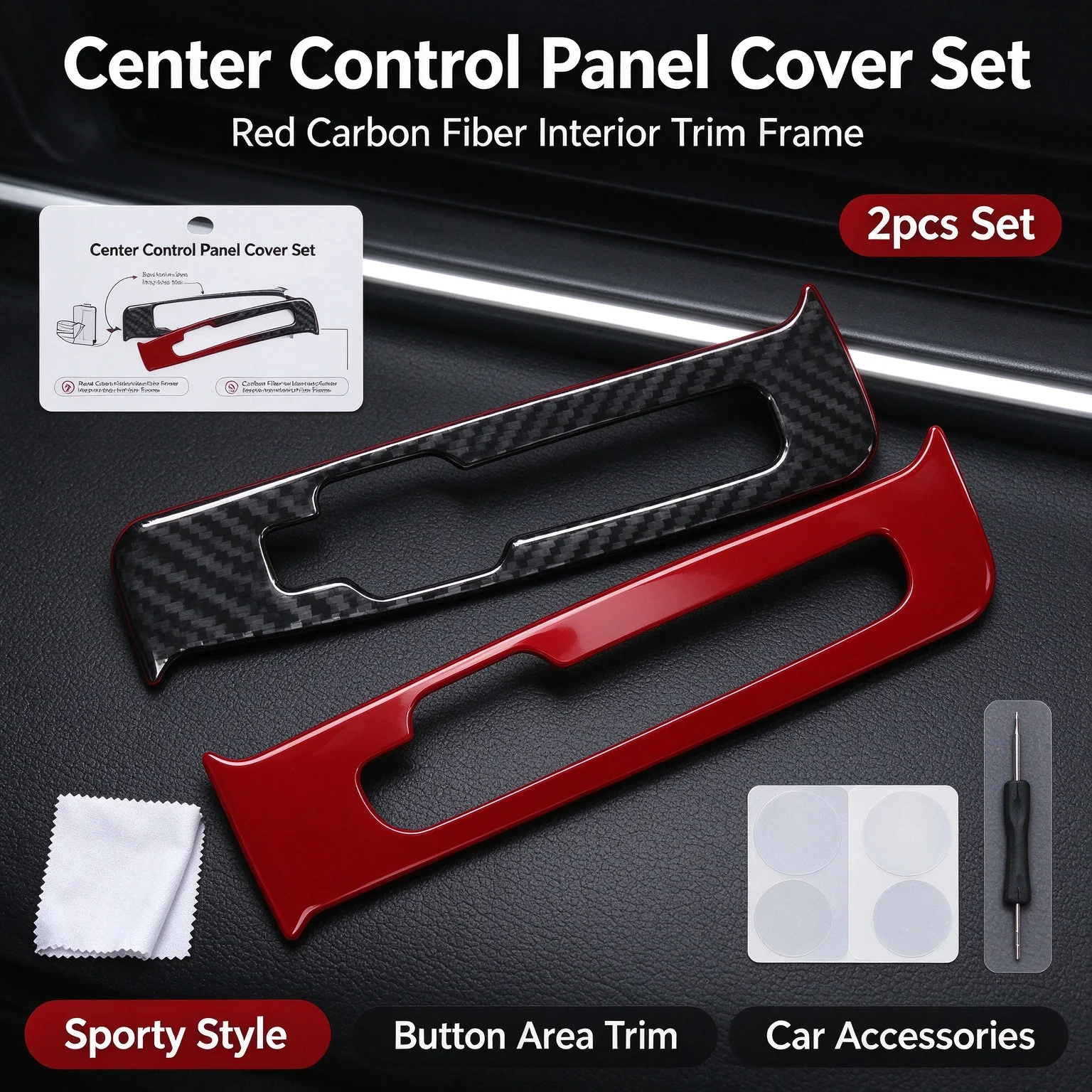 Modified Side Wing Rear Window Spoiler Side Wing Decorative Cover 2Pcs for Volkswagen Golf 7 7.5 MK7 MK7.5 14-18