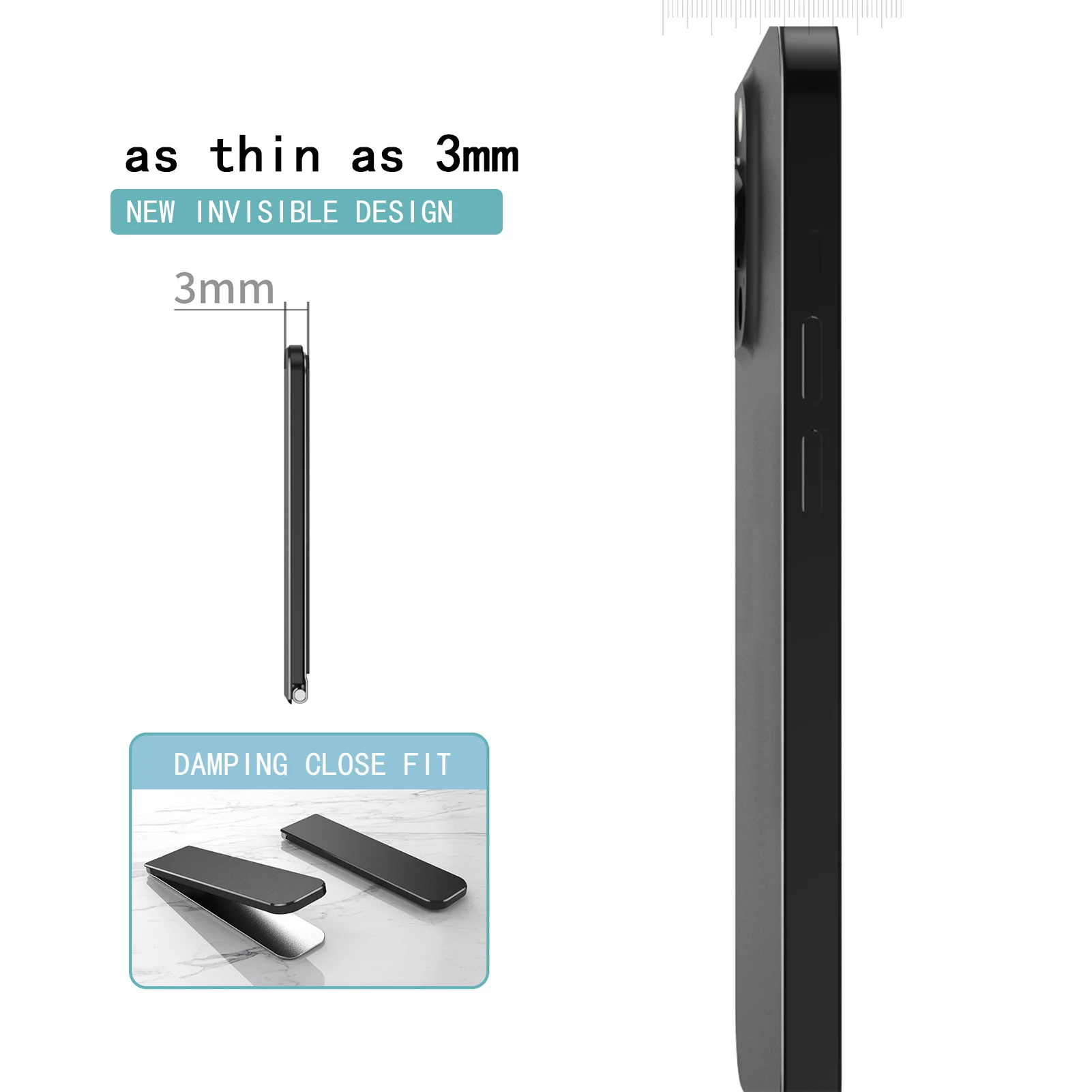 

Складная подставка для телефона, ультратонкая подставка для телефона из алюминиевого сплава, складной мини-держатель для телефона