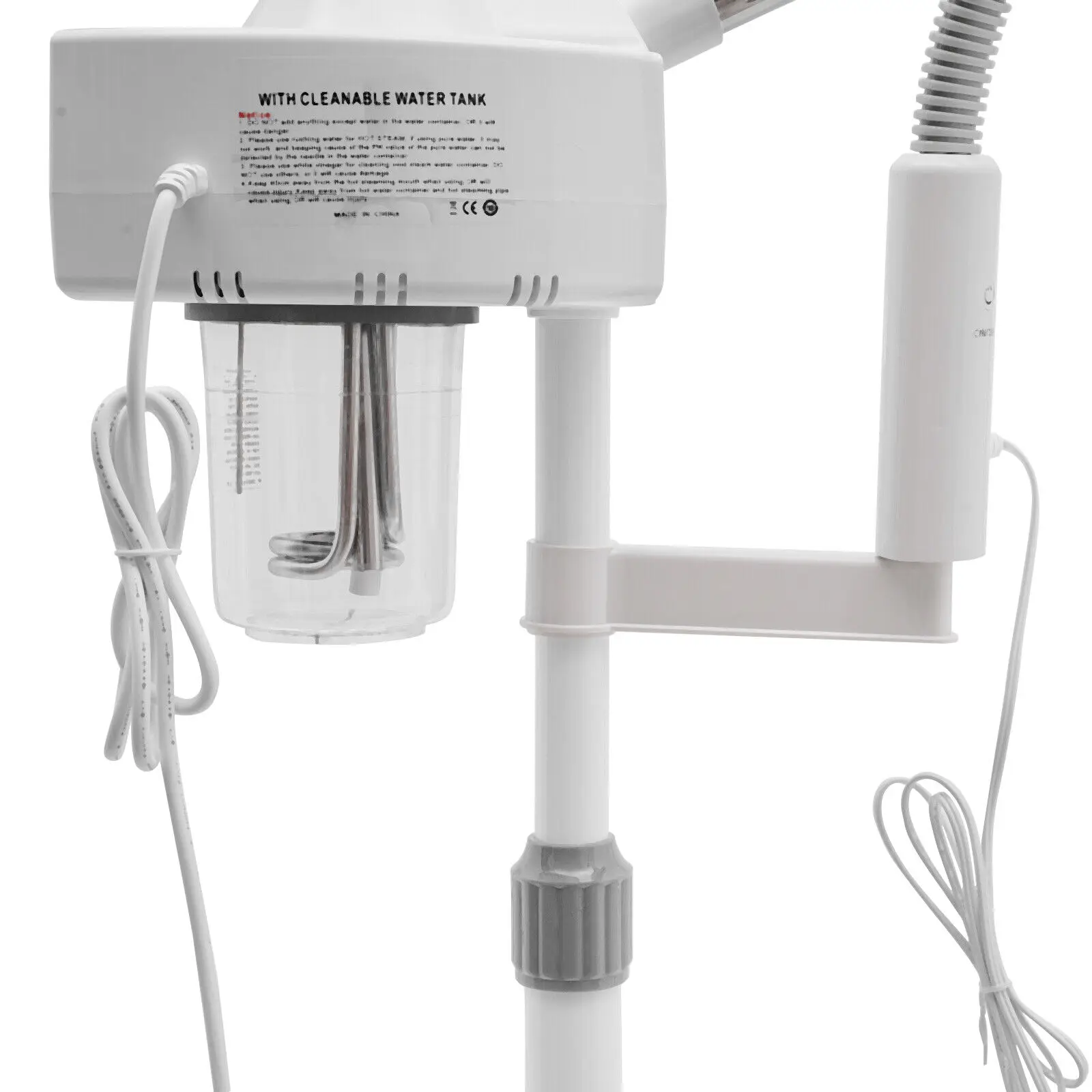 2 w 1 Combi Unit Steamer Lampa powiększająca Lampa powiększająca Gorący wapozon Ozon Streamer Urządzenie parowe Sauna do twarzy 750 W — zdjęcie 7
