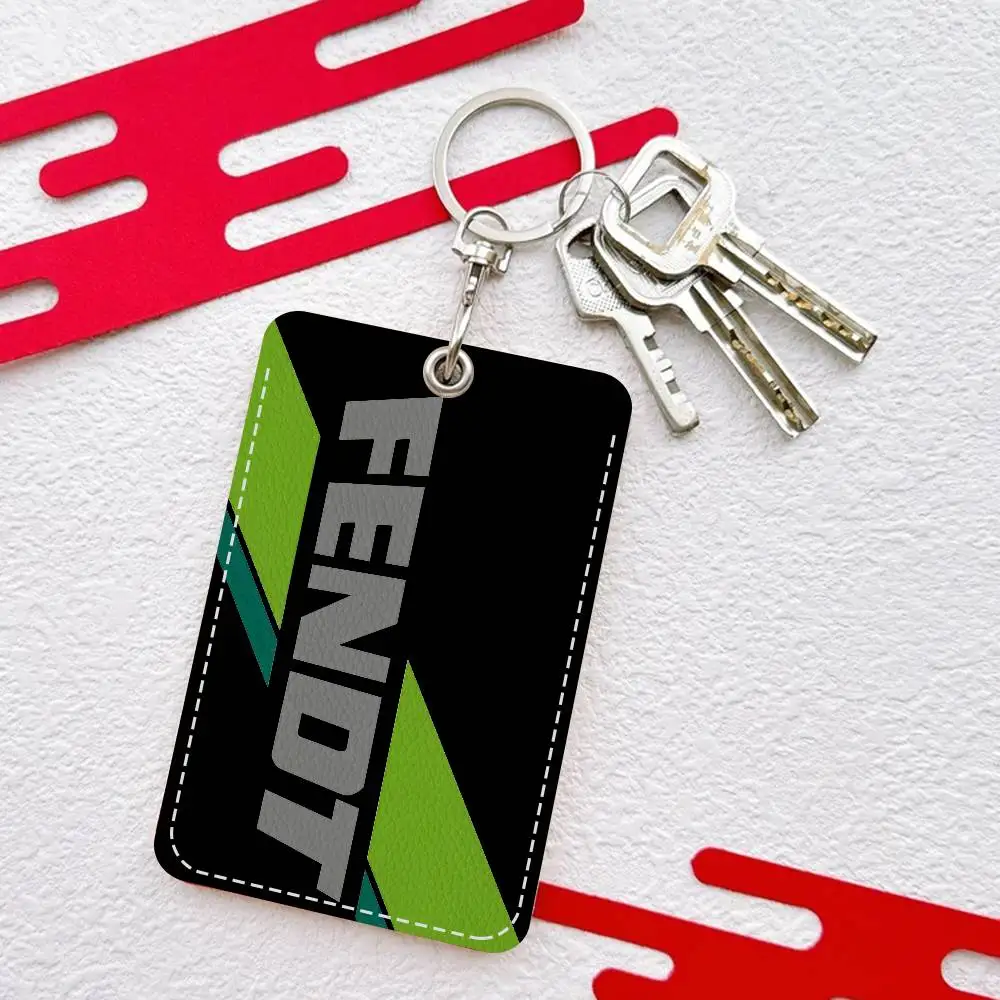 F-Farming T-Tractor F-Fendt Keychain Card Holders Keyring Bank Bus ID Credit Cards Key Ring Chains