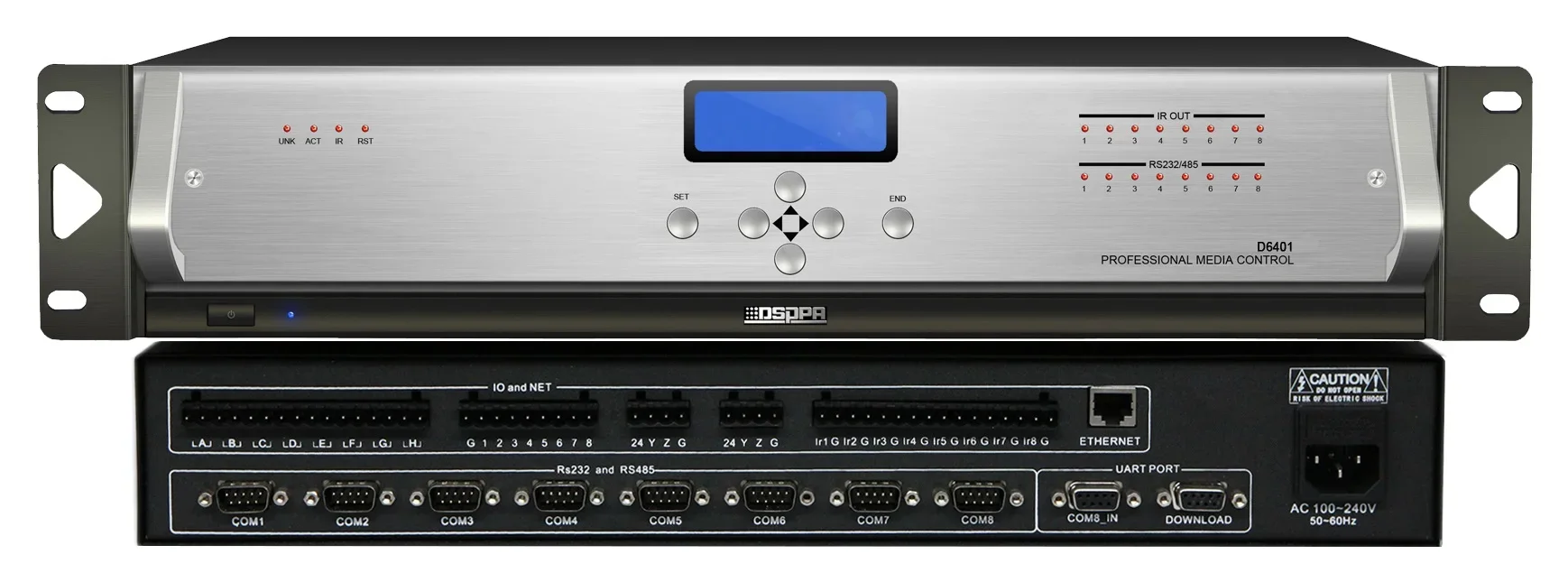 2026 8 Channel Programable Multimedia Control Center Central Control Multimedia Conference System Solution