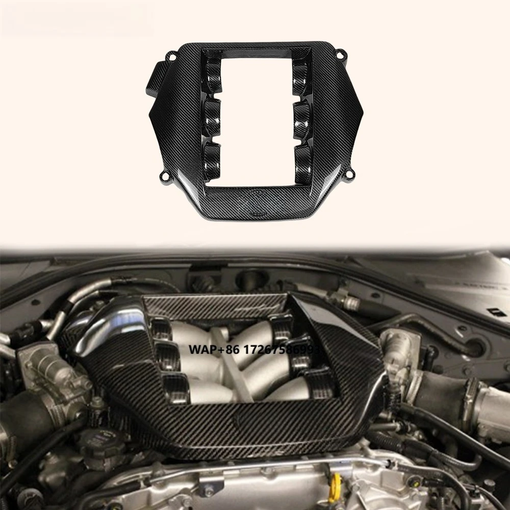 

For Nissan GTR R35 2008-2023 KZ Carbon Fiber Front Hood Engine Cover Kits Panel