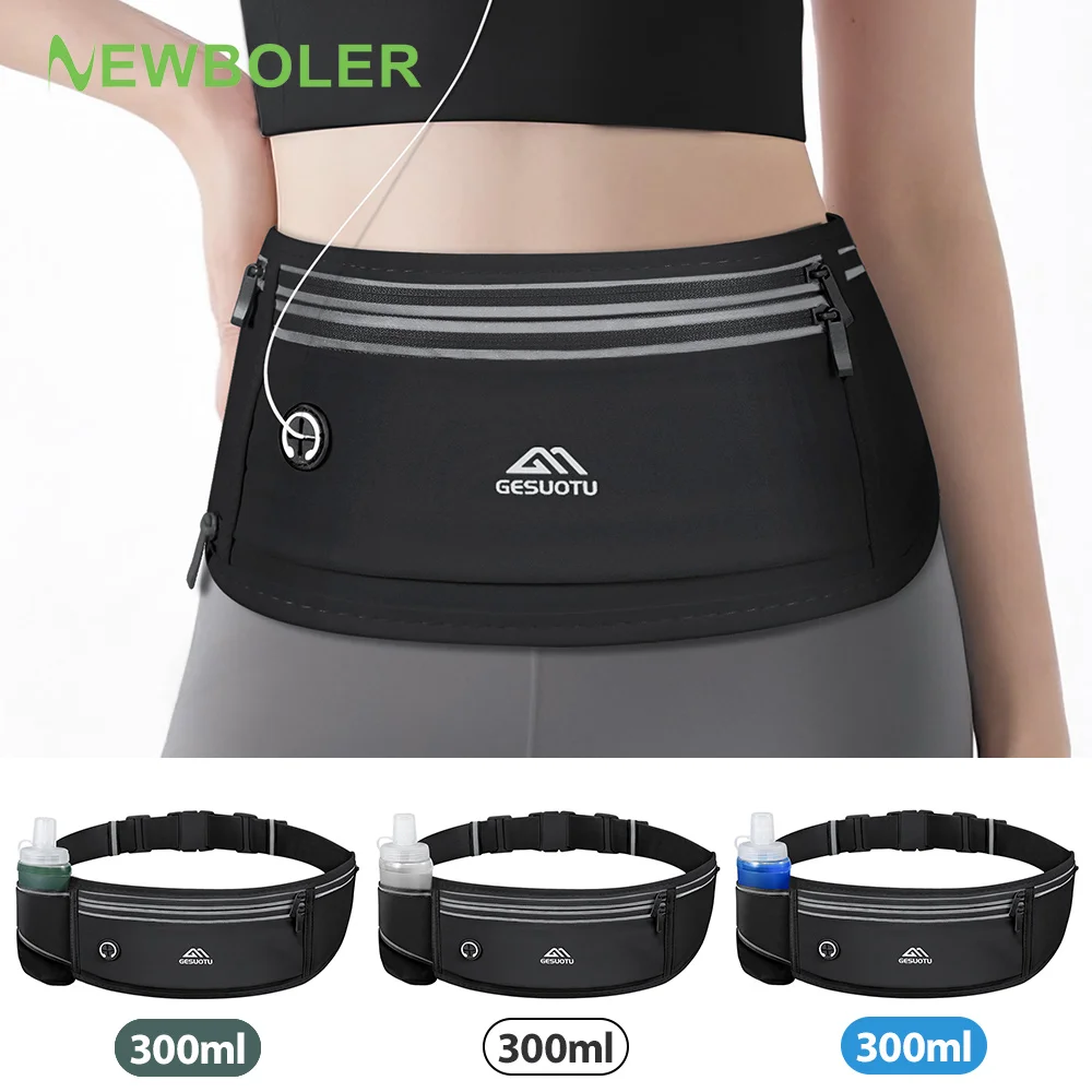

NEWBOLER Профессиональная поясная сумка для бега Спортивная поясная сумка Чехол для мобильного телефона Мужчины Женщины Скрытая сумка Спортивные сумки для спортзала Беговой пакет