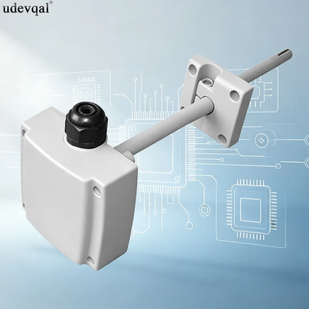 PT100A PT1000A Temperature Sensor Platinum Resistance   Duct Mount Type Pipe Mounting New Style