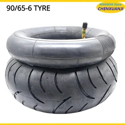 90/65-6 Vacuum Tire for Electric Scooter Balancing Car Parts Thickening Tubeless 10x4.00-6 Universal Explosion-proof Tyre