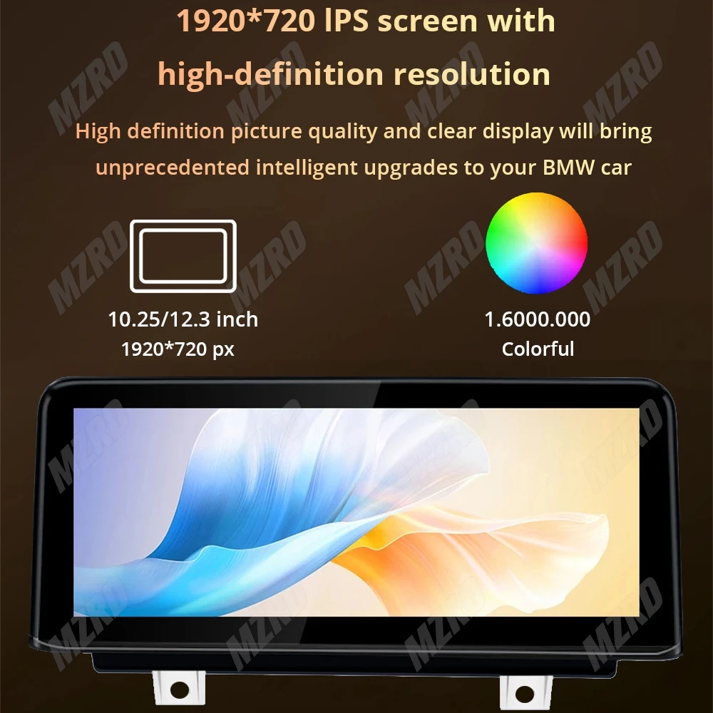 نظام لينكس 10.25 بوصة لنظام BMW 1 Series F20 NBT 13-16 مشغل وسائط متعددة لاسلكي CarPlay Auto Airplay مشغل وسائط متعددة
