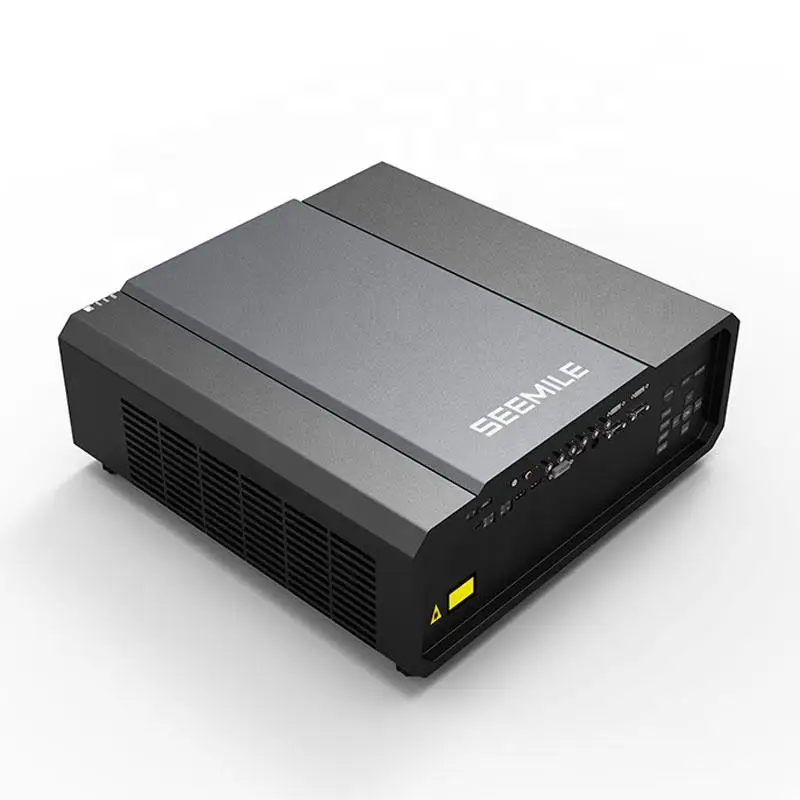 Projetor de holograma laser 7d de cinema digital DLP 15000 lúmens para propaganda de projeção de edifícios