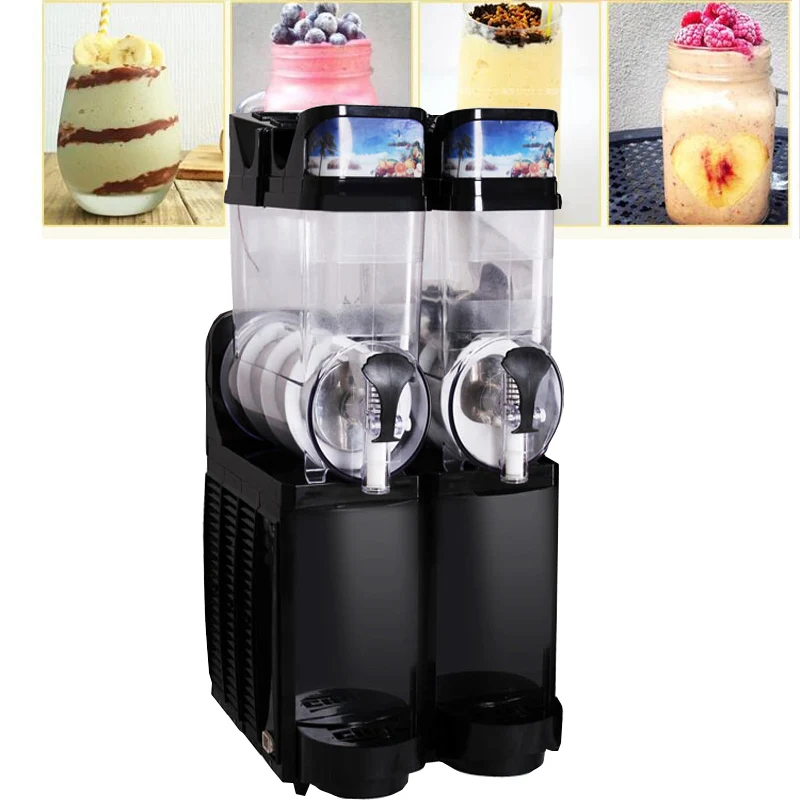 Maszyna do zamrożonych napojów Komercyjna maszyna do błota pośniegowego Granita Dwa smaki maszyny do błota pośniegowego