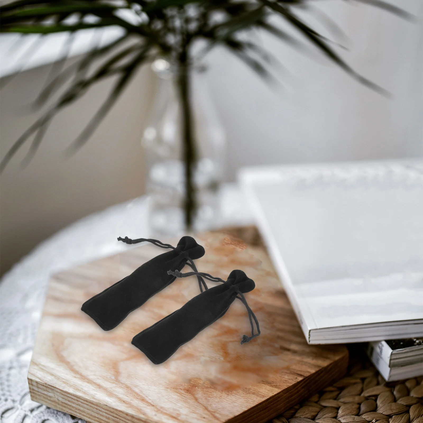 

6Pcs Lipstick Storage Bag Dustproof Lint Resistant Makeup Pouch Lightweight Travel Organizer Small Portable Holder