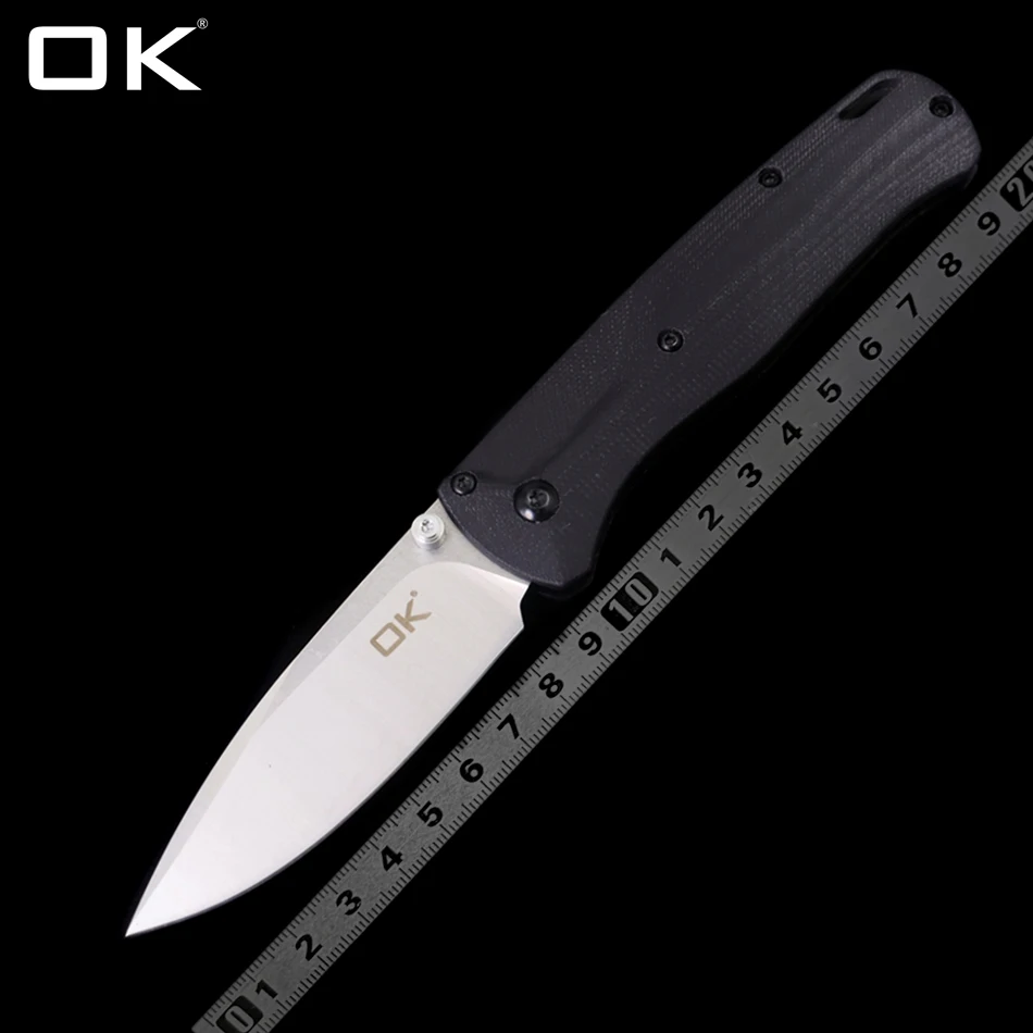 

OK OK-535 VG-10 Blade AXIS BUGOUT Folding Knife Outdoor Camping Hunting Pocket Tactical Self Defense Collection EDC KNIVES