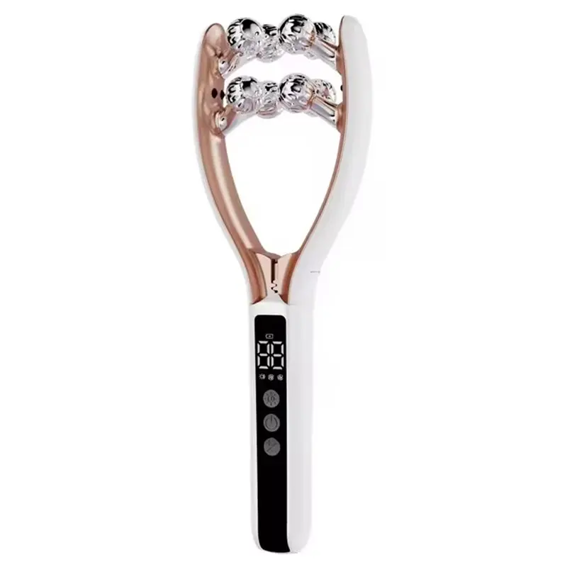 

【LOVE】Новый регулируемый роликовый массажер для уменьшения второго подбородка для ежедневного ухода за кожей - функция массажа рук и ног для подтяжки кожи B