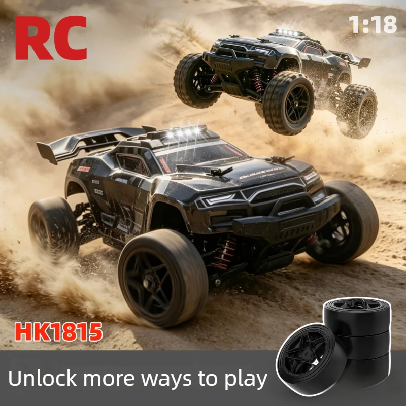 HK1815 1/18 4WD RC Off Road Car High Speed Drift Race Vehicle Electric RC Model Toy Great Gift for Adult RC Hobby Fans