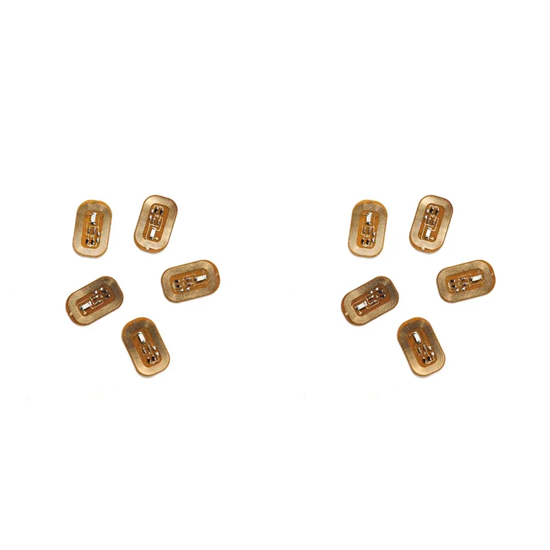 AA20-10Pcs NFC Flash Nagelaufkleber LED Bare Chip Intelligente leuchtende Nagellampe Nagelaufkleber Verbesserung, Hellblau