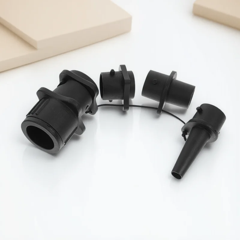 

4pcs Air Valve Connector Pump Adapter for Kayak Inflatable Dual Function Durable ABS Compact Compressor Hose for Surfboard
