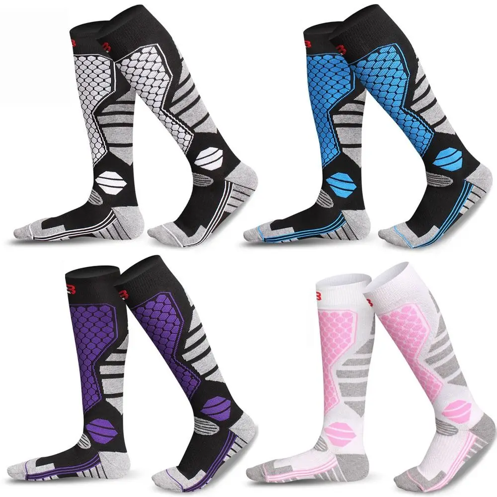 

Winter Warm Ski Socks Anti-slip Thickened Breathable Compression Snowboard Socks Thermal Moisture-wicking Knee High Socks