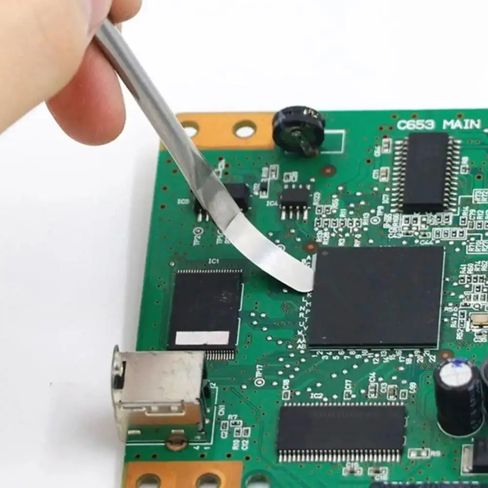 8Pcs Electronics Repair Tool Set Pry Tool Kit for CPU Motherboard Glue Removal Phone Tablet Repair Spudger Scraper Hook Set