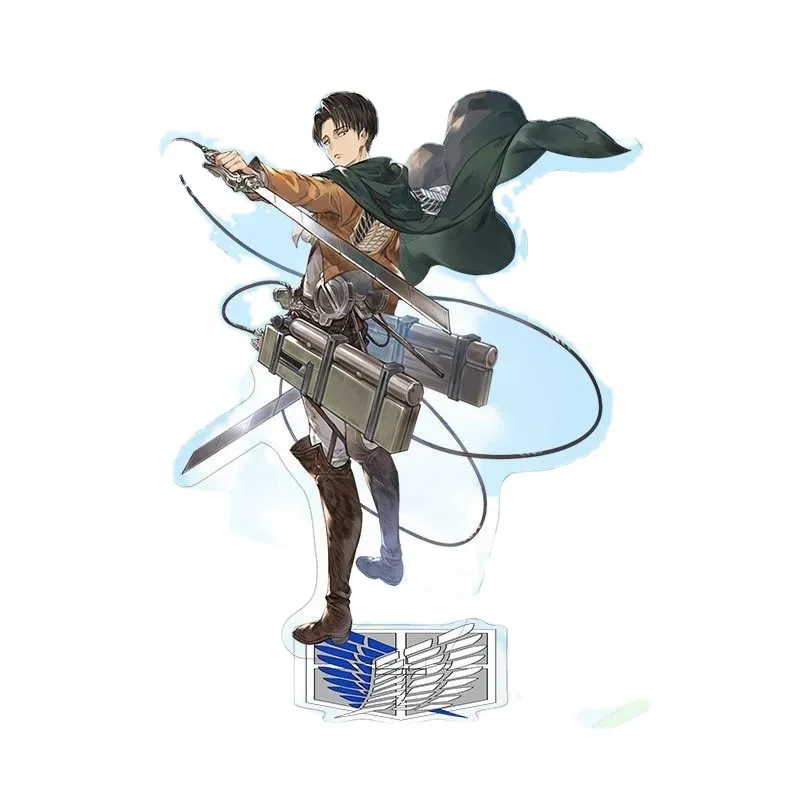 Atak Tytanów Japońskie Anime Gadżety Mikasa Ackerman Akrylowy Stojak Kolekcjonerskie Ozdoby na Biurko Kreatywne Prezenty Urodzinowe
