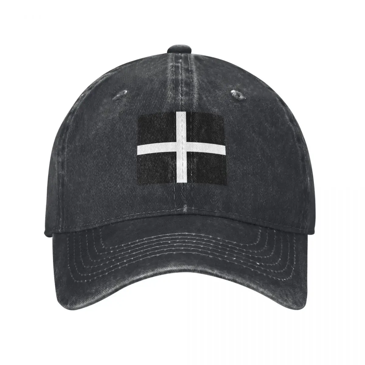 Flag of Cornwall, St. Piran's Flag Baseball Cap custom Hat Icon Hat Beach Women Hats Men's