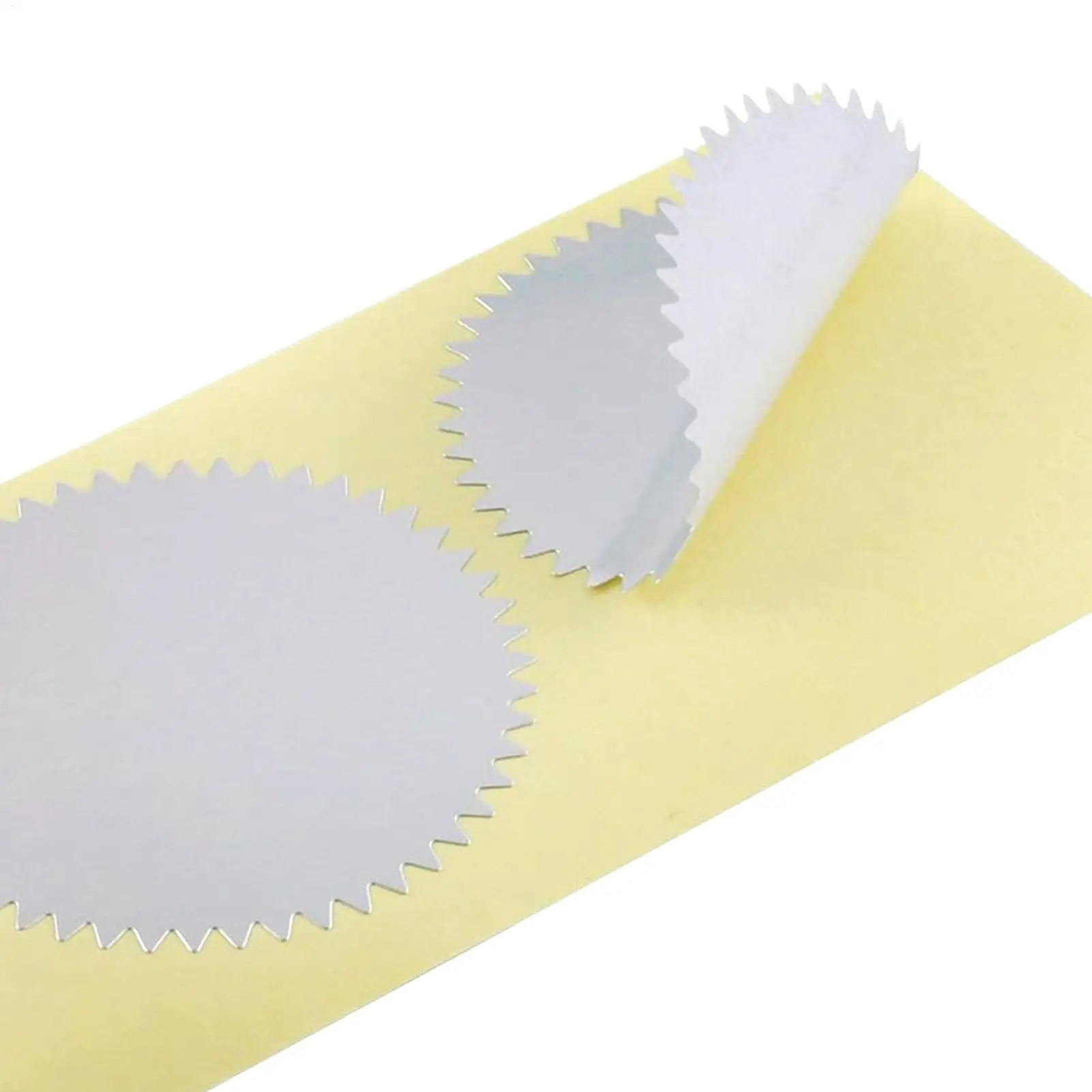 

Тисненые наклейки, тисненые этикетки с зубчатым краем, 100 шт., самоклеящаяся этикетка из фольги для нотарианского сертификата для детского душа