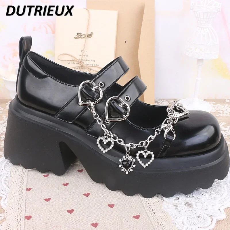 Handmade Homemade Mine Sweet Cool Shoe Buckle Martin Boots Shoe Chain Accessories Pearl Heart Rhinestone Shoe Ornament