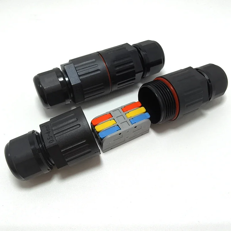 1PCS 2/3PIN outdoor waterproof wiring terminal, wire connector, waterproof buried cold pressed cable terminal post