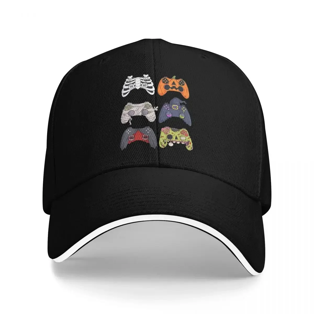 2026 Halloween Skeleton Zombie Gamers Mummy Lightweight Golf Hat Hats For Men Summer 2025