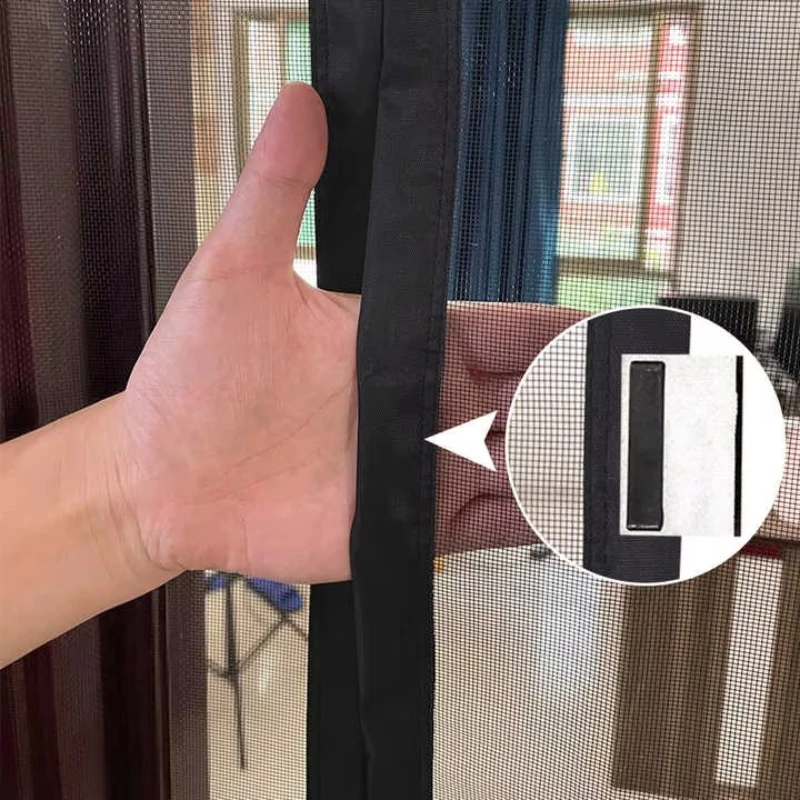 hot sale Wholesale Hands-free Summer Anti-Mosquito Curtains Automatic Closing Magnetic Magnetic Mosquito Net Door Curtain tools