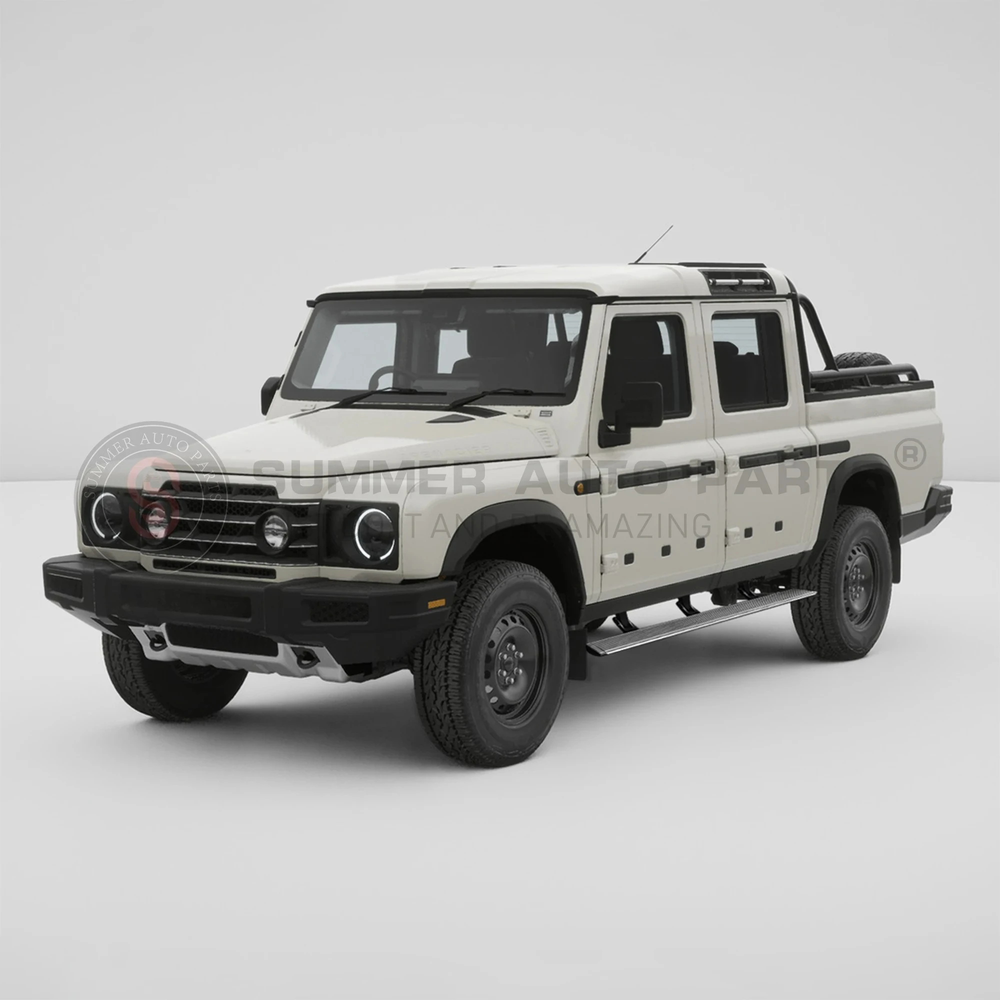 For Summer Auto Parts Automatic Electric Running Board Foldable Side Step for Ineos Grenadier 2024 Ineos Grenadier Quatermaster