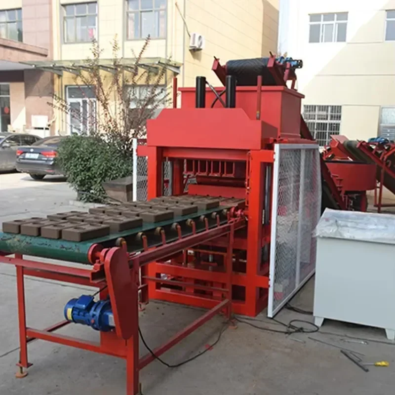 Hydraulic Press Fixed Cement Hollow Concrete Paving Interlock Brick Making Machine