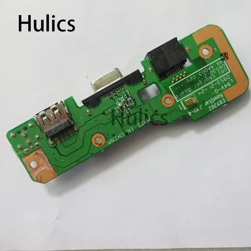 Hulics Used For Dell Inspiron 1545 1546 DC Power VGA RJ45 LAN Jack USB 2.0 Board 48.4AQ03.011 48.4AQ03.021