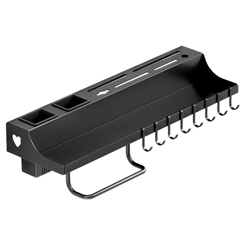 Stainless Steel Knife Holder Kitchen Household Integrated Knife Chopsticks Shovel Storage Rack Wall-Mounted