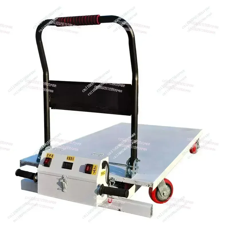 Mobile Flatbed Truck Self-body Climbing Platform Trolley Electric Hydraulic Lift  Portable on-board Handling Scissor Fork