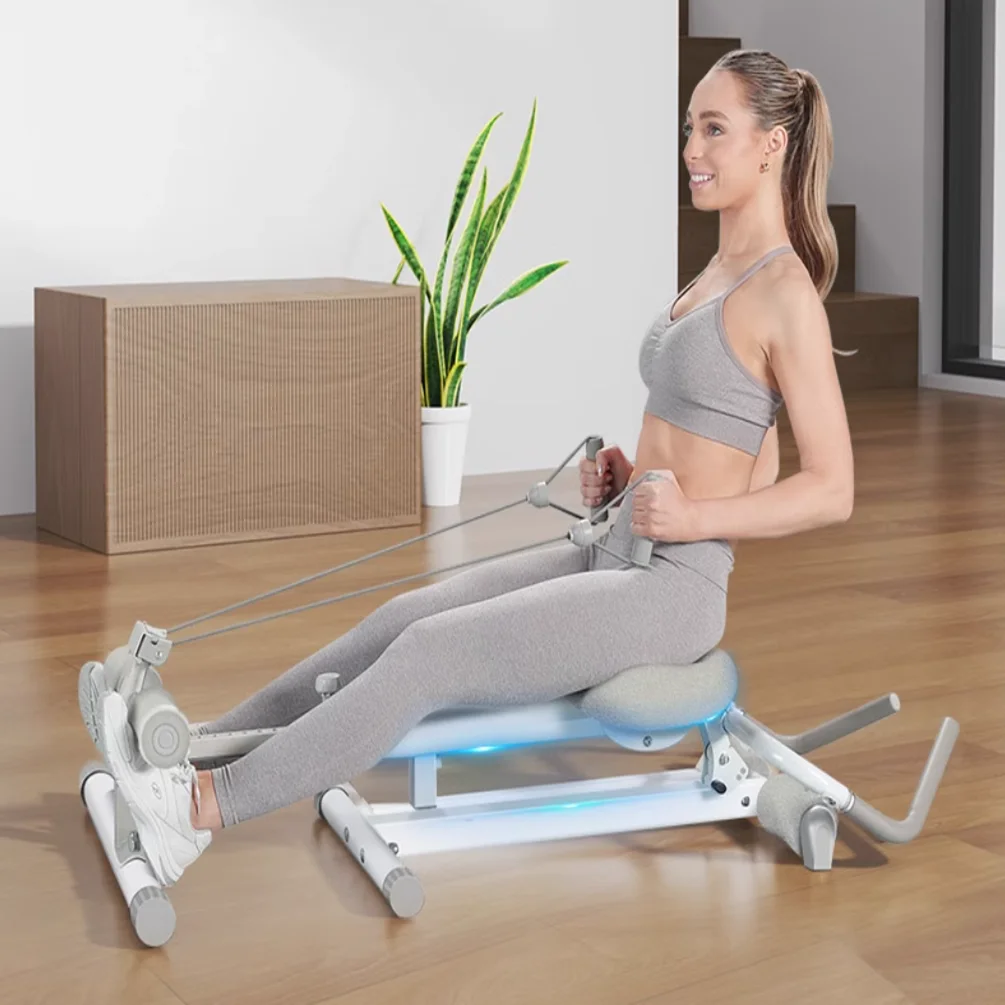 2026 Wellshow Four-in-one Multi-functional Rowing Machine Home Fitness Sports Comprehensive Training Equipment Can Be Folded Sto