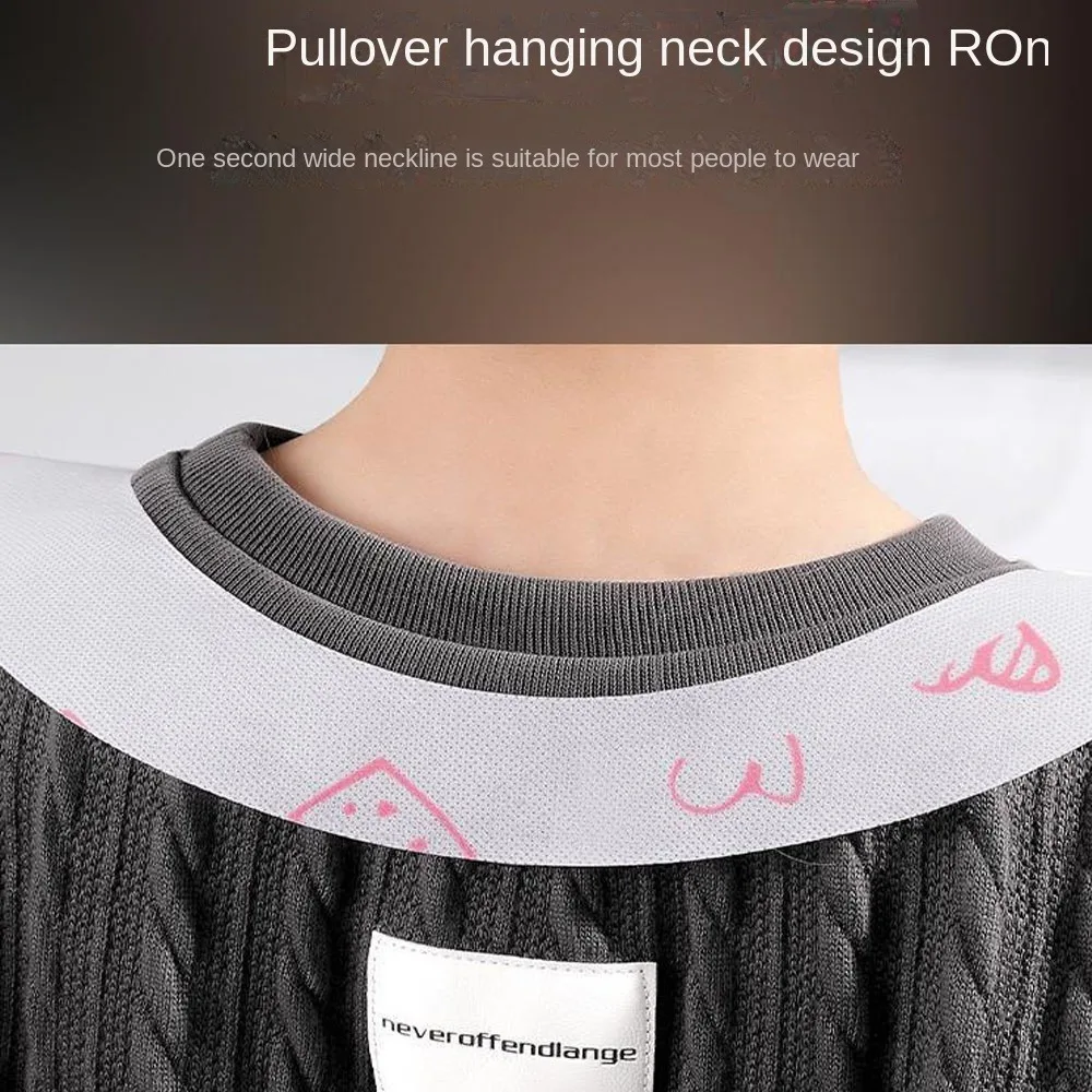10Pcs/Bag Heart Printed Disposable Aprons Non Woven Anti-fouling Cooking Apron Oil-proof Kitchen Aprons Restaurant Home Supplies