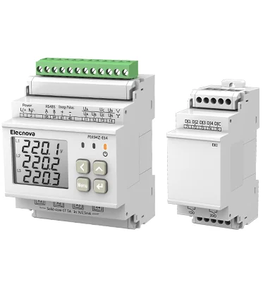 Multi-loop Three-phase digital energy meter measure three-phase current voltage and power factor