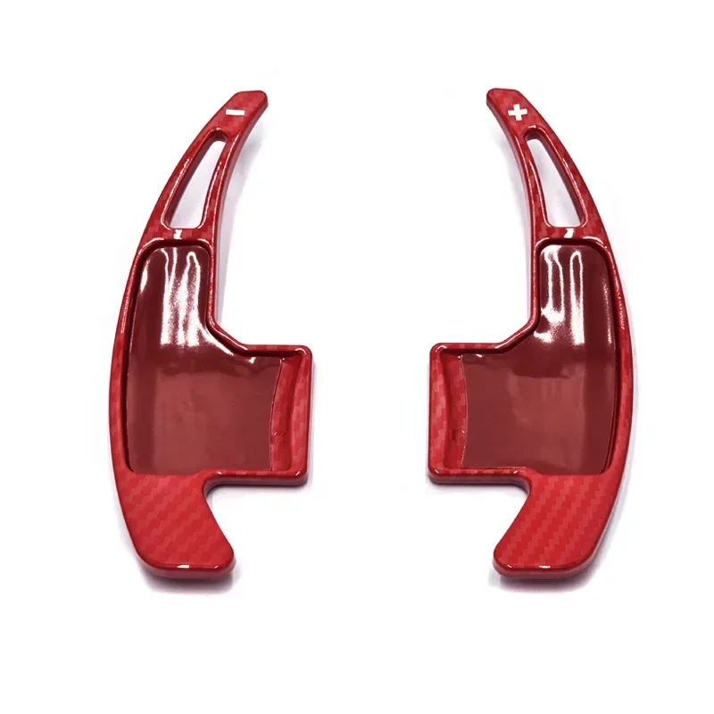 2pcs Car Steering Wheel Paddle Shifter Cover For Ford Mustang 2015 2016 2017 2018 2019 2020 2021 2022 2023 ABS Trim Accessories