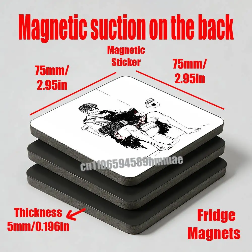 For D-Dungeon Crawler Carl Refrigerator Magnets Metal Cabinet Custom Fridge Freezer Magnetic Cards Cover