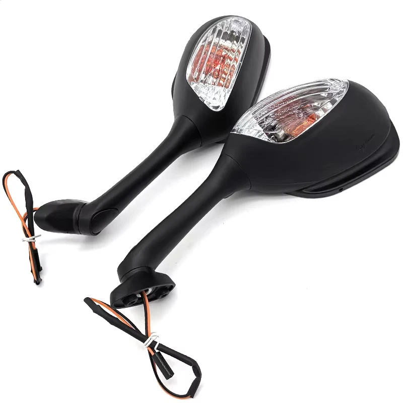 2Pcs Rearview Mirror For Suzuki GSX GSXR GSXR600/750/1000 SV650S SV1000 K5 K7 K8 K9 Led Turn Signal Brake Light