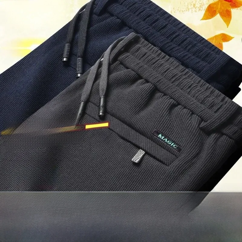 

Мужские повседневные спортивные брюки Thiened Fce, осенне-зимние, теплые, для отдыха и работы, больших размеров, грязеотталкивающие