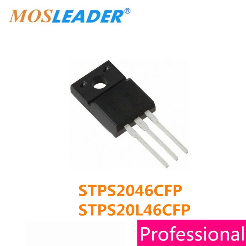 Mosleader STPS2046CFP STPS20L46CFP TO220F 50 Uds STPS2046 STPS20L46 STPS2046C STPS20L46C alta calidad